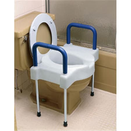 Ableware Extra Wide Tall-Ette Elevated Toilet Seat With Legs, 8.25 X 16 X 26 In. Ableware-725881000